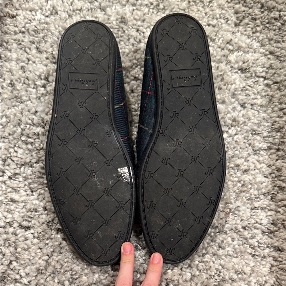 Carlton Jack Rogers Men's Plaid Loafers - Blue, Red, Yellow - Picture 4 of 6